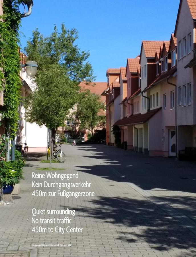 Domizil Domblick Speyer City, Garage, 50M2 Buitenkant foto