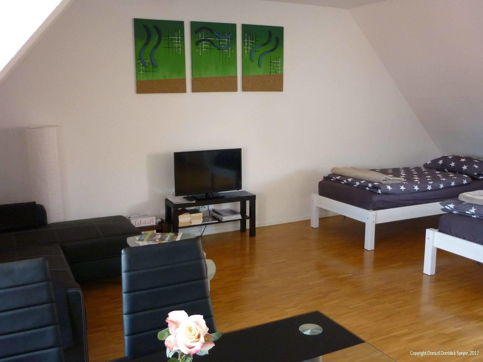 Domizil Domblick Speyer City, Garage, 50M2 Buitenkant foto